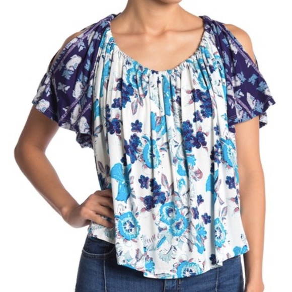 Free People Tops - free people | baja babe cold shoulder blouse